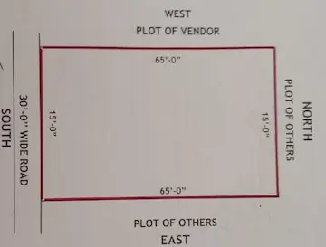 107 Sq Yds South Facing Open Plot for Sale at Station Ghanpur Kazipet