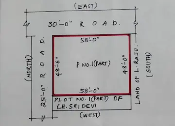 311 Sq Yds East and North Corner Open Plot for Sale near ORR Komatipally Gopalpur Hanamkonda