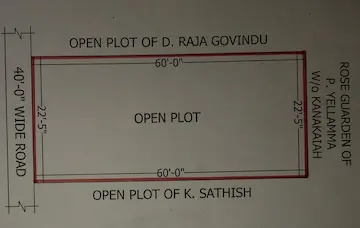 150 Sq Yds South Facing Open Plot for Sale near Warangal RTO Office Teacher Colony