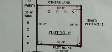 334 Sq Yds West Facing Open Plot for Sale at Hunter Road Hanamkonda